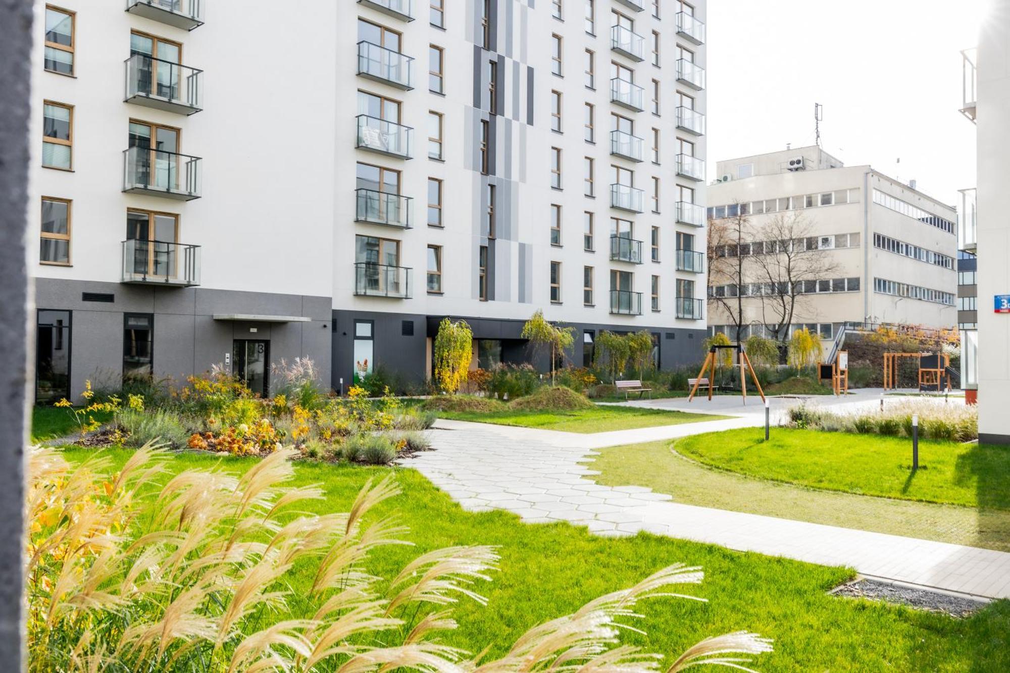 Aparthotel Mokotow Business Center By Noclegi Renters Warszawa Exteriör bild