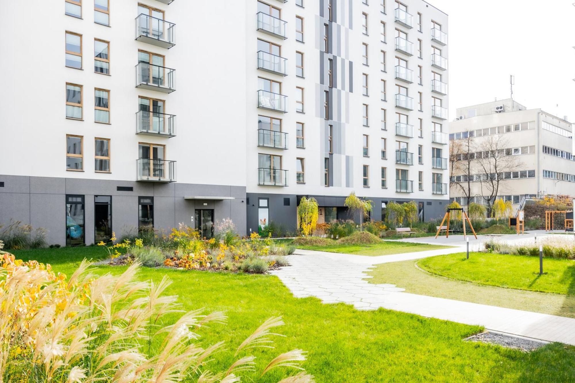 Aparthotel Mokotow Business Center By Noclegi Renters Warszawa Exteriör bild