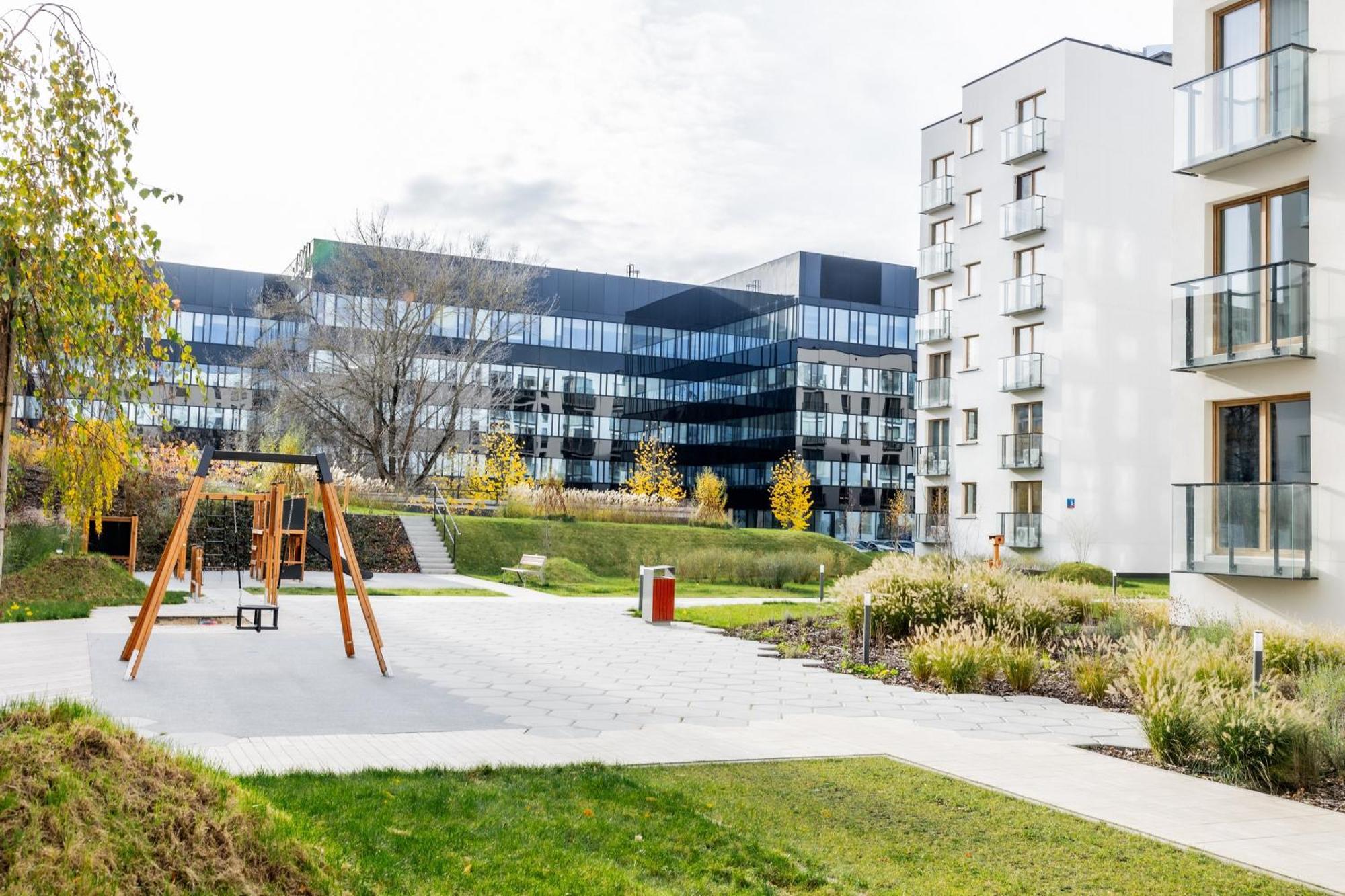 Aparthotel Mokotow Business Center By Noclegi Renters Warszawa Exteriör bild