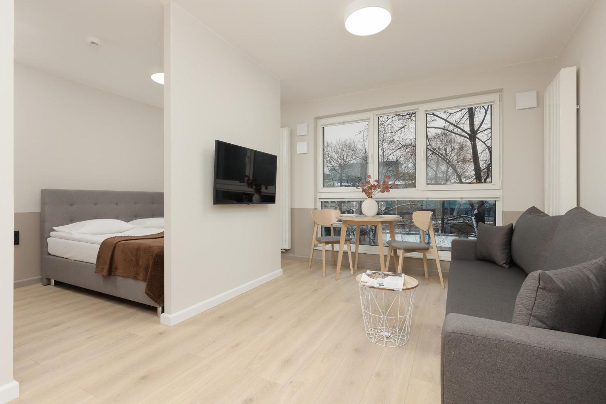 Aparthotel Mokotow Business Center By Noclegi Renters Warszawa Exteriör bild